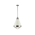 Maxim Lighting 10396PRWTPN 1-lumière 60W Suspendu