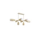 Maxim Lighting 10628TVOY 8-Lumières 480W Travertin et huître Suspendu