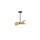 Maxim Lighting 10812SWBKAB 2-Lumières 120W Noir et laiton antique Suspendu
