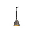 Maxim Lighting 10912BKGLD 1-Lumière 100W Noir et or Suspendu