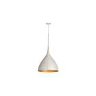 Maxim Lighting 10913WTGLD 1-Lumière 100W Blanc et or Suspendu