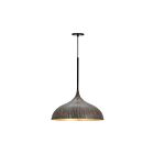 Maxim Lighting 10914BKGLD 1-Lumière 100W Noir et or Suspendu