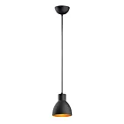 Maxim Lighting 11020BKGLD Cora 1-Lumière 60W Noir/Or Suspendu
