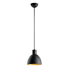Maxim Lighting 11022BKGLD Cora 1-Lumière 60W Noir/Or Suspendu