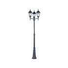 Maxim Lighting Poles 1105BK 3-Lumières 180W Noir Lanterne de poteau extérieure