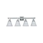 Maxim Lighting Brentwood 11079FTSN 4-lumières 60W Nickel satiné Vanité