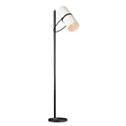 Maxim Lighting 11104OFBZAB Oscar 2-Lumières 60W Bronze/Laiton antique Lampe sur pied LED