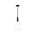 Maxim Lighting 11114CLBK Babylon 1-Lumière 60W Noir Suspendu