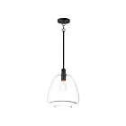 Maxim Lighting 11116CLBK Babylon 1-Lumière 60W Noir Suspendu