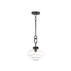 Maxim Lighting 11122CLBK Harbor 1-Lumière 60W Noir Suspendu
