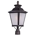 Maxim Lighting Knoxville 1121FSBZ 1-Lumière 60W Bronze Lanterne de poteau extérieure