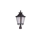 Maxim Lighting Knoxville 1121FSBZ 1-Lumière 60W Bronze Lanterne de poteau extérieure