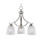 Maxim Lighting 11223FTSN Axis 3-Lumières 180W Nickel satiné Incandescence Lustre