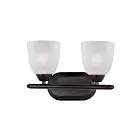 Maxim Lighting Axis 11312FTOI 2-lumières 60W Bronze huilé Vanité