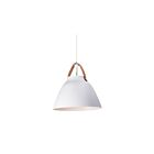 Maxim Lighting 11356TNWT Nordic 1-Lumière 60W Cuir fauve/blanc Suspendu