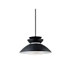 Maxim Lighting 11359WTBK Nordic 1-Lumière 60W Noir Suspendu