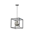 Maxim Lighting 11364MSKBKPC Fluid 1-Lumière 4W Noir/Chrome poli Suspendu
