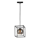 Maxim Lighting 11367MSKBKPC Fluid 1-Lumière 6W Noir/Chrome poli Suspendu