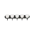 Maxim Lighting 11385FTBK 5-lumière 300W Noir Luminaire de vanité