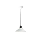 Maxim Lighting 11410BKWT Oslo 1-Lumière 60W Noir/Blanc Suspendu