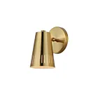 Maxim Lighting Helsinki 11431NAB 1-Lumière Laiton vieilli naturel Applique Murale