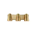 Maxim Lighting Helsinki 11433NAB 3-lumières 60W Laiton naturel vieilli Vanité