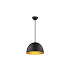 Maxim Lighting 11484BKGLD 1-Lumière 60W Noir et or Suspendu