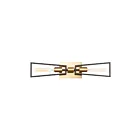 Maxim Lighting Wings 11652BKSBR 2-Lumières Noir/Laiton satiné Applique Murale