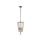 Maxim Lighting 11654BKSBR Wings 4-Lumières 240W Noir/Laiton satiné Suspendu
