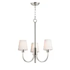 Maxim Lighting 11823SWSN Shelter 3-Lumières 180W Nickel satiné Incandescence Lustre