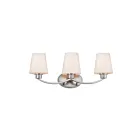 Maxim Lighting Shelter 11833SWSN 3-lumières 60W Nickel satiné Vanité