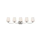 Maxim Lighting Shelter 11835SWSN 5-lumières 60W Nickel satiné Vanité