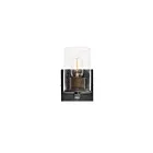 Maxim Lighting Sleek 11841CDABBK 1-lumière 60W Laiton antique/noir Vanité