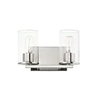 Maxim Lighting Sleek 11842CDSN 2-lumières 60W Nickel satiné Vanité