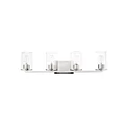 Maxim Lighting Sleek 11844CDSN 4-lumières 60W Nickel satiné Vanité