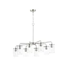 Maxim Lighting 11848CDSN Sleek 8-Lumières 480W Nickel satiné Incandescence Lustre
