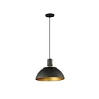 Maxim Lighting 12042ABBK Dawn 1-Lumière 60W Laiton antique/noir Suspendu