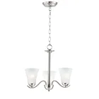 Maxim Lighting 12073FTSN Vital 3-Lumières 180W Nickel satiné Incandescence Lustre