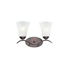 Maxim Lighting Vital 12082FTOI 2-lumières 60W Bronze huilé Vanité