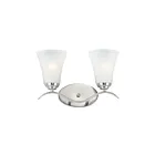 Maxim Lighting Vital 12082FTSN 2-lumières 60W Nickel satiné Vanité