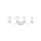 Maxim Lighting Vital 12084FTSN 4-lumières 60W Nickel satiné Vanité