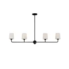 Maxim Lighting 12097SWAR Bristol 4-Lumières 240W Anthracite Suspendu