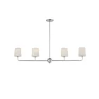 Maxim Lighting 12097SWSN Bristol 4-Lumières 240W Nickel satiné Suspendu