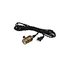 Maxim Lighting 12120BKAB Early Electric 1-Lumière 60W Noir/Laiton antique Suspendu