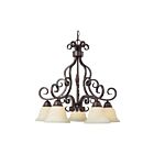 Maxim Lighting 12206FIOI Manor 5-Lumières 300W Bronze frotté à l'huile Incandescence Lustre
