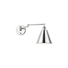 Maxim Lighting Library 12220PN 1-Lumière Nickel poli Applique Murale