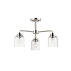 Maxim Lighting 12260CDSN Acadia 3-Lumières 180W Nickel satiné Incandescence Lustre