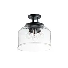 Maxim Lighting 12271CDBK Acadia 3-lumières Plafonnier semi encastré