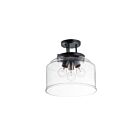 Maxim Lighting 12271CDBK Acadia 3-lumières Plafonnier semi encastré