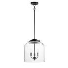 Maxim Lighting 12273CDBK Acadia 3-Lumières 180W Noir Suspendu